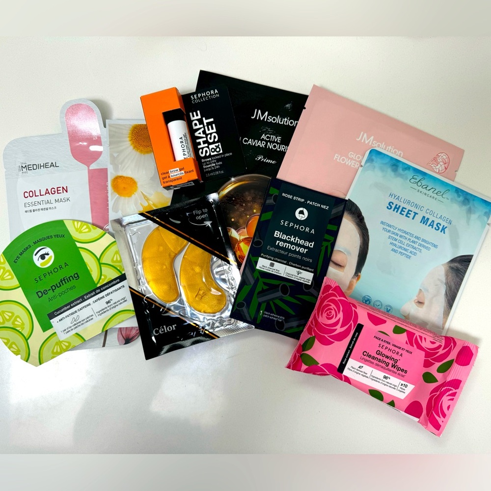 Assorted Face Masks and Other Beauty Products